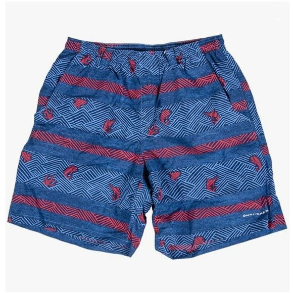 Columbia Men's Backcast II Printed Shorts, Large - Picture 1 of 8